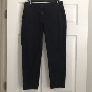 Black J.Crew flood pants (item 011)